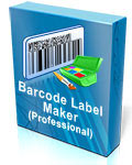 Barcode Label Maker Software (Professional) Package