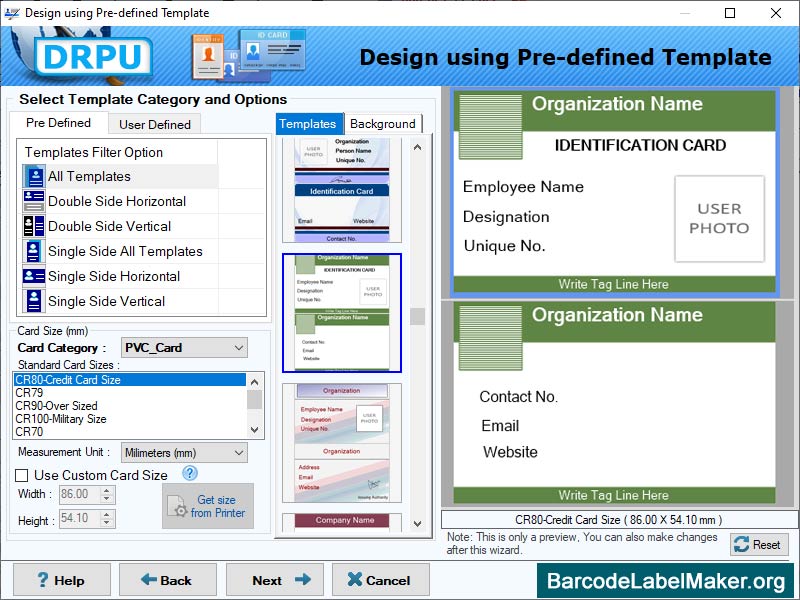 Photo ID Card Maker Software Windows 11 download