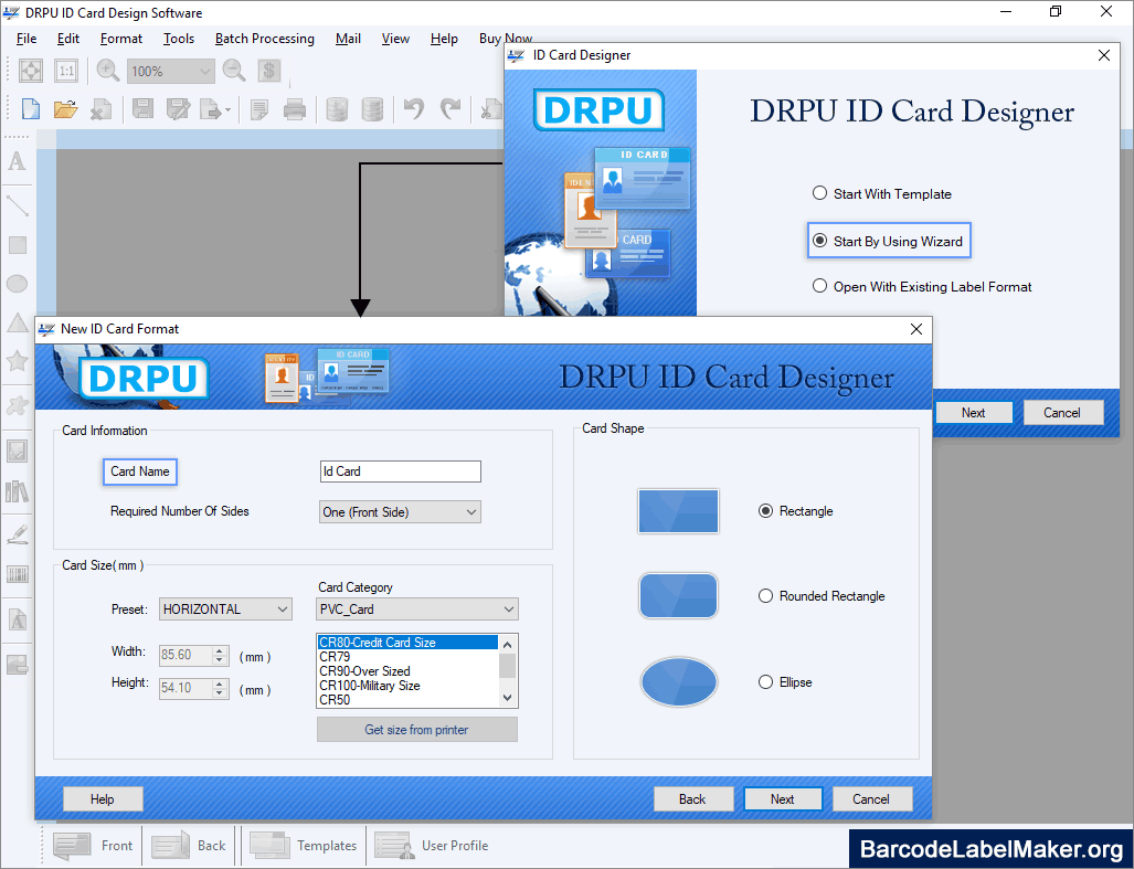 New ID Card Format Id Card Software New Format