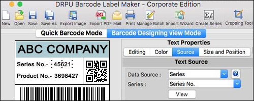 MAC Barcode Software - Corporate Edition