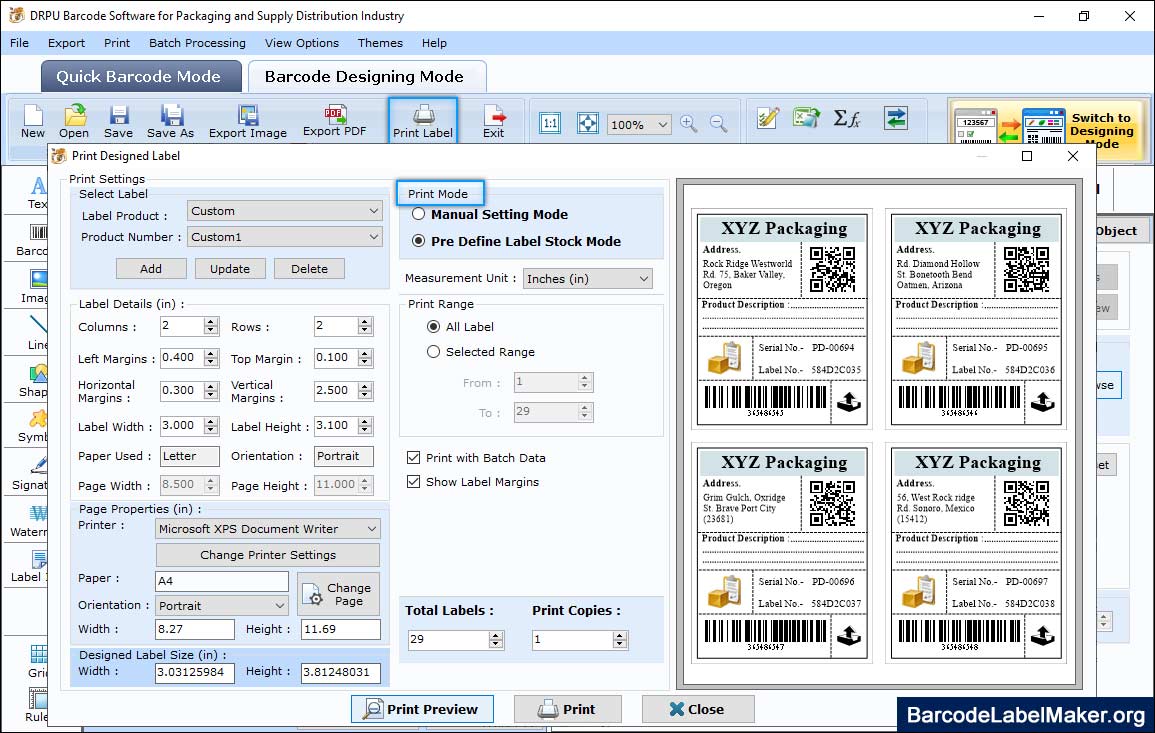 Print Settings